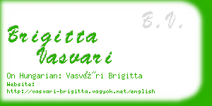 brigitta vasvari business card